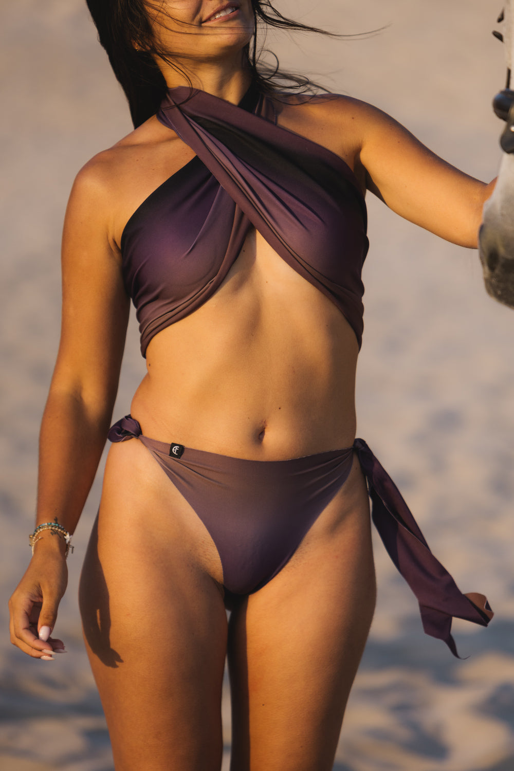L'INCROYABLE TOP SWIM - VIOLET