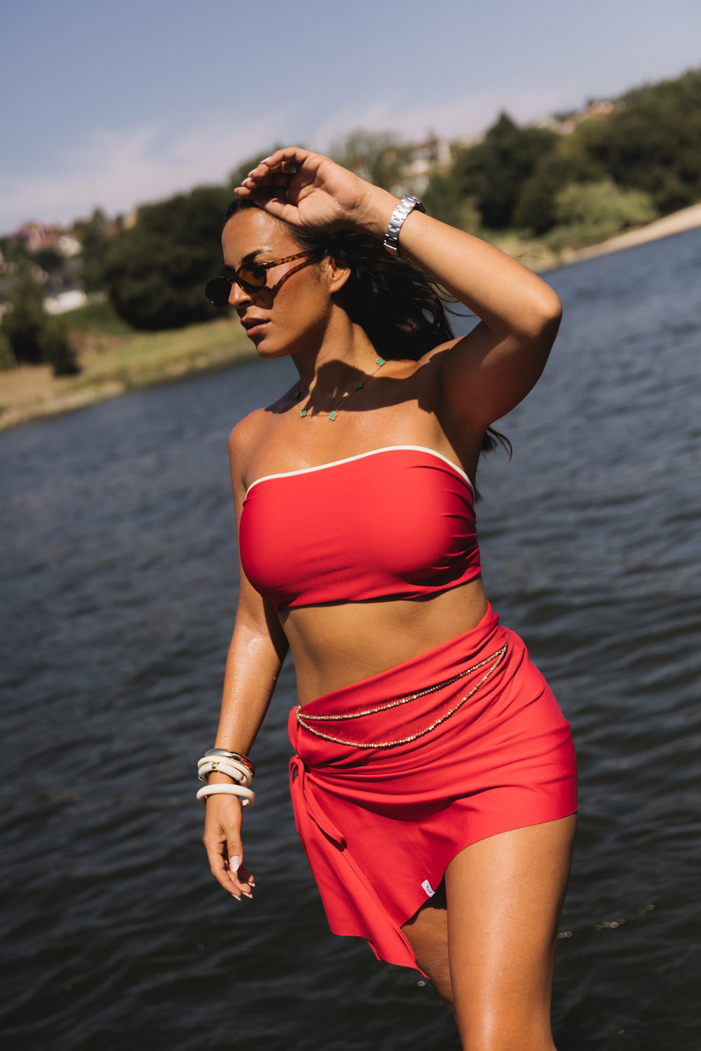 L'INCROYABLE TOP SWIM - ROUGE